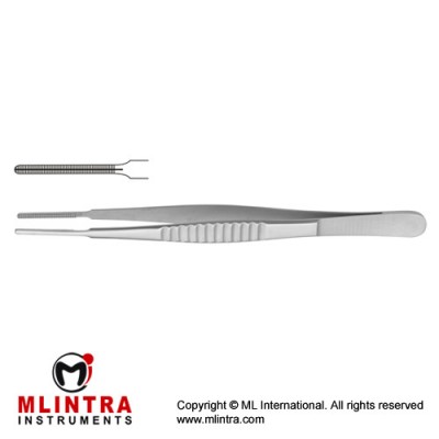 Cooley Atrauma Forcep Stainless Steel, 16 cm - 6 1/4" Tip Size 2.0 mm  Cooley Atrauma Forcep Stainless Steel, 16 cm - 6 1/4" Tip Size 2.0 mm